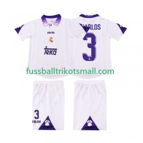 Fußballtrikots Real Madrid R CARLOS 3 Retro Kinder 1997 1998 Kurzarm Heimtrikotsatz kaufen